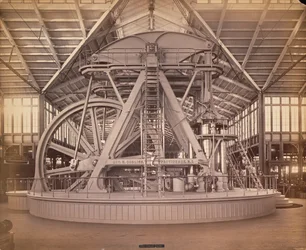 Corliss-Maschine, Centennial International Exhibition, Philadelphia, 1876 (Albuminabzug)