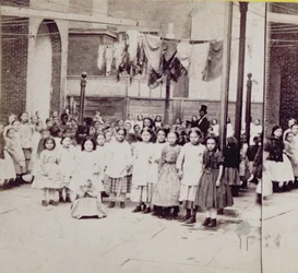 Female Guardian Society, Heim für die Freundlosen, 29th Street, New York, 4. Juli 1864
