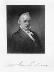 James Buchanan, graviert von Henry Bryan Hall nach einem Daguerreotyp
