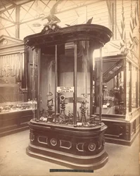 James Prentices Ausstellung, Hauptgebäude, Centennial International Exhibition, Philadelphia, 1876