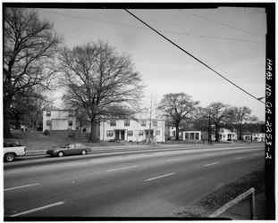 John Hope Homes (Sozialwohnungen), begrenzt von Larkin Street, Dora Street, Spelman Street und Lane, Atlanta, Fulton County, Georgia