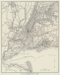 Karte von Greater New York