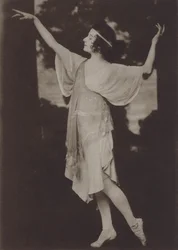 Pavlova im Ballett aus der Oper "Orpheus und Eurydike"