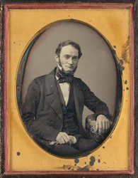 Porträt eines Mannes, 1850er Jahre (Foto)