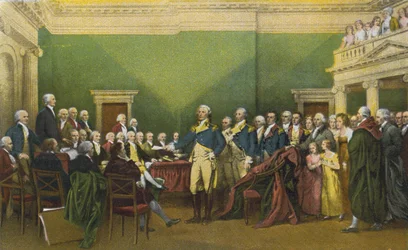 Rücktritt von General Washington, Annapolis, 23. Dezember 1783