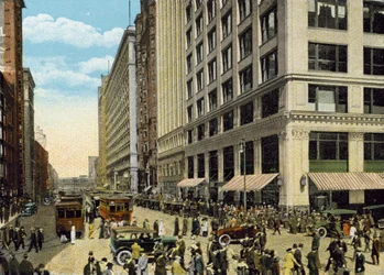 State Street, Blick nach Norden von der Madison Street