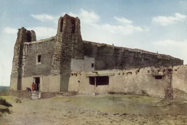 Die alte Kirche, Pueblo von Acoma, New Mexico