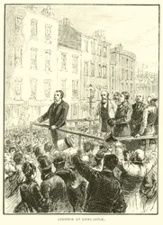 Ansprache in Newcastle