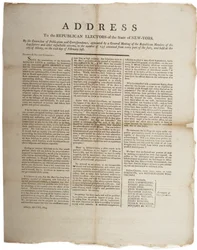 Ansprache an die republikanischen Wähler des Staates New York, 6. April 1804