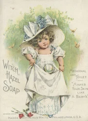 Werbung für Witch Hazel Soap, Medizinisch und Toilette, 1894