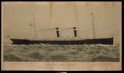 American Line St Louis und St Paul Red Star Line International Navigation Company
