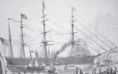 Amerikanisches Segelschiff 