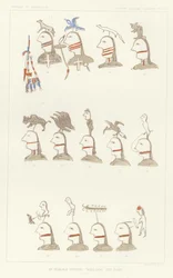 Ein Ogalala-Roster - Wall-Dog und Band