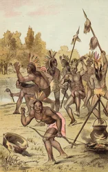 Ein beleidigender Kriegstanz