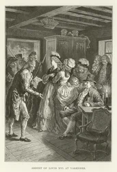 Verhaftung von Ludwig XVI. in Varennes
