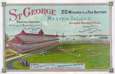 Baseballfeld im St. George Park, Staten Island