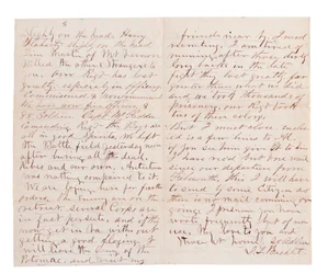 Schlachtbericht von G. L. Brehct