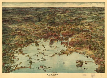 Boston und Umgebung, ca. 1905
