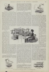 Brasilianische Seidenraupenausstellung in der Maschinenhalle, Centennial Exposition, Philadelphia, Pennsylvania, USA