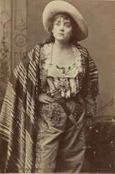 Kabinettskarte des Schauspielers Adah Isaacs Menken