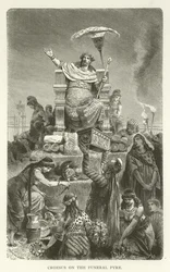 Kroisos auf dem Scheiterhaufen