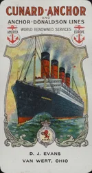 Cunard Schiff - Aquitania