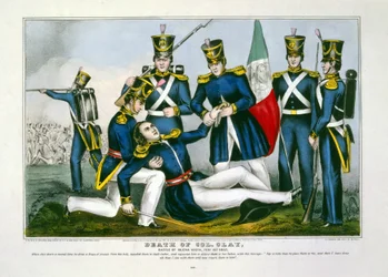 Tod von Oberst Clay, Schlacht von Buena Vista, 23. Februar 1847