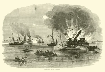 Zerstörung der Westfield, Januar 1863