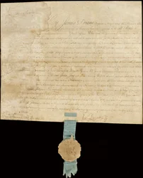 Verkündung der Verleihung der Freiheit der Stadt an John Jay