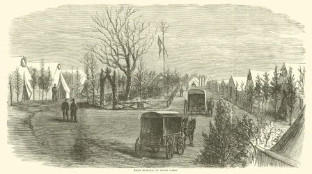 Feldlazarett des Neunten Korps, März 1865