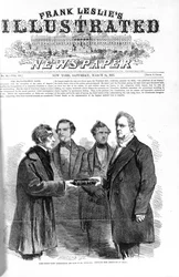 Titelseite zu Frank Leslies Illustrated Newspaper, 14. März 1857