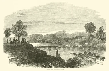 General Banks überquert den Cane River, April 1864