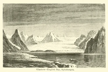 Gletscher, English Bay, Spitzbergen