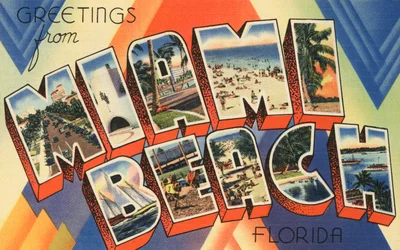 Grüße aus Miami Beach, Florida