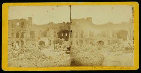 Innenansicht von Fort Sumter