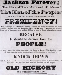 Jackson Forever, Präsidentschaftswahlplakat