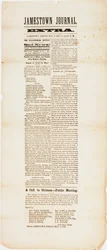 Jamestown Journal Extra, 9. Mai 1862
