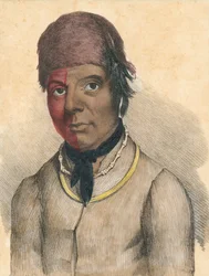 John Skenandoa, auch bekannt als Shenandoah. Porträt.