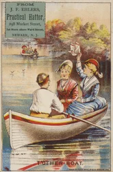 Damen auf dem Bootsee