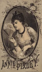 Dame mit Fächer