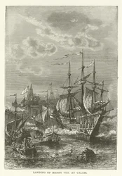 Landung von Heinrich VIII. in Calais