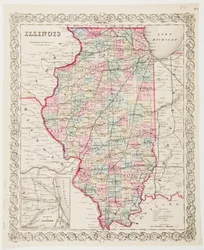 Karte von Illinois