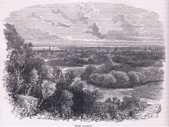 New Haven, Illustration aus Cassell