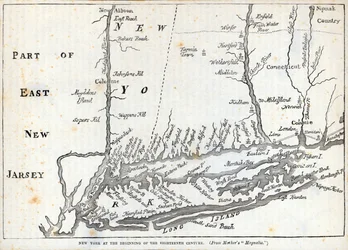 New York zu Beginn des 18. Jahrhunderts