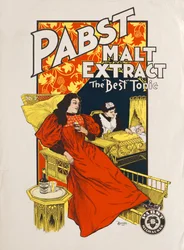 Pabst Malzextrakt, das "Beste" Tonikum, Pabst, Milwaukee, ca. 1880er-1890er