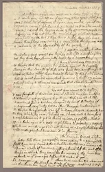Seite 1, Brief von Abigail Adams an John Adams, 31. März - 5. April 1776 (Tinte auf Papier)