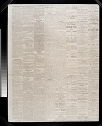 Seite aus der Chicago Tribune, 11. Oktober 1871