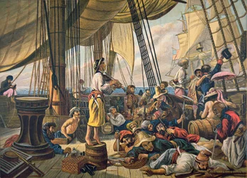 Piraten versuchen, ein US-Marine-Schiff zu täuschen, indem sie sich als unschuldiges Handelsschiff ausgeben