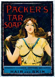 Plakat für Packers Teerseife
