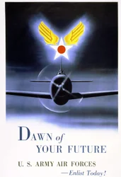 Rekrutierungsplakat für „US Army Air Forces“